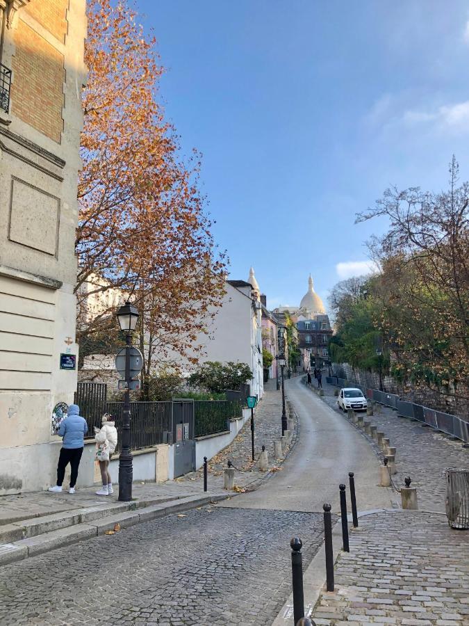 Rare Appartement D'Architecte En Haut De Montmartre Paris Dış mekan fotoğraf
